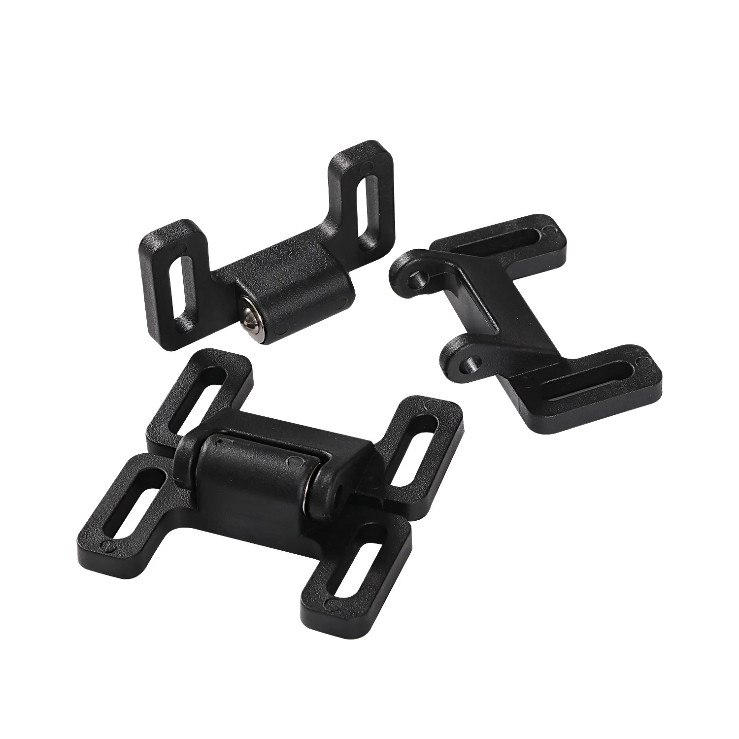 Custom Black Zinc Alloy Plate Hinges Heavy Duty Hinge For 2020 3030 4040  Aluminum Extrusion Profile