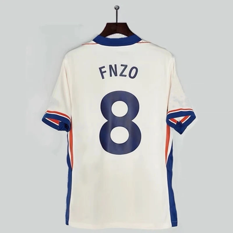 Мужские футболки 2024/25 away Chelseas fc #20 Cole Palmer #8 enzo оптовая продажа спортивные костюмы тайская футболка высокого качества одежда на заказ