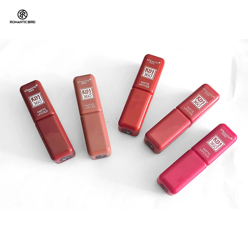 2024 Romantic bird custom 12 Colors Private Label Lipstick Manufacturers Cosmetics Long Lasting Smooth Vegan Waterproof lipstick
