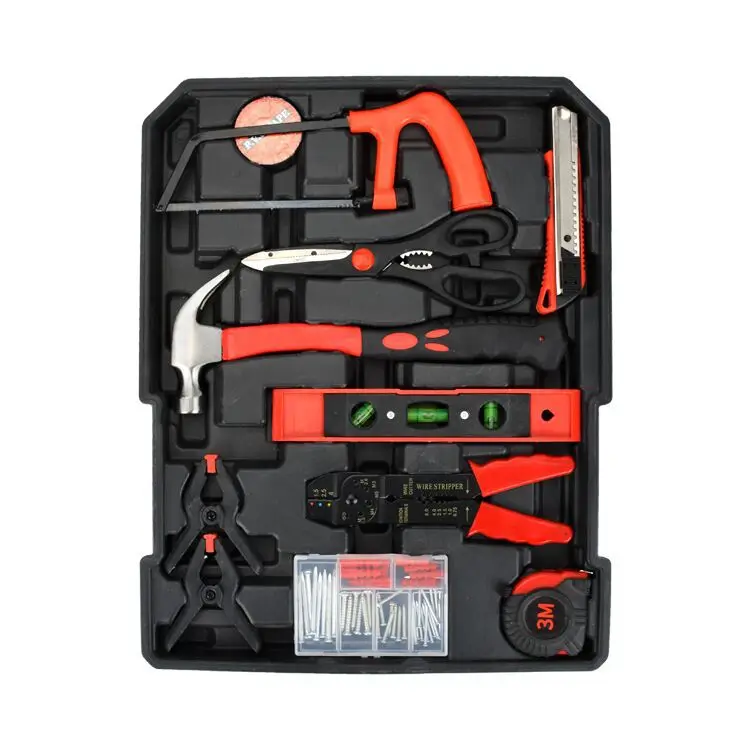 New Household Trolley 499-Piece Combination Tool Set Ratchet Open-End Wrench Hardware Tool Box