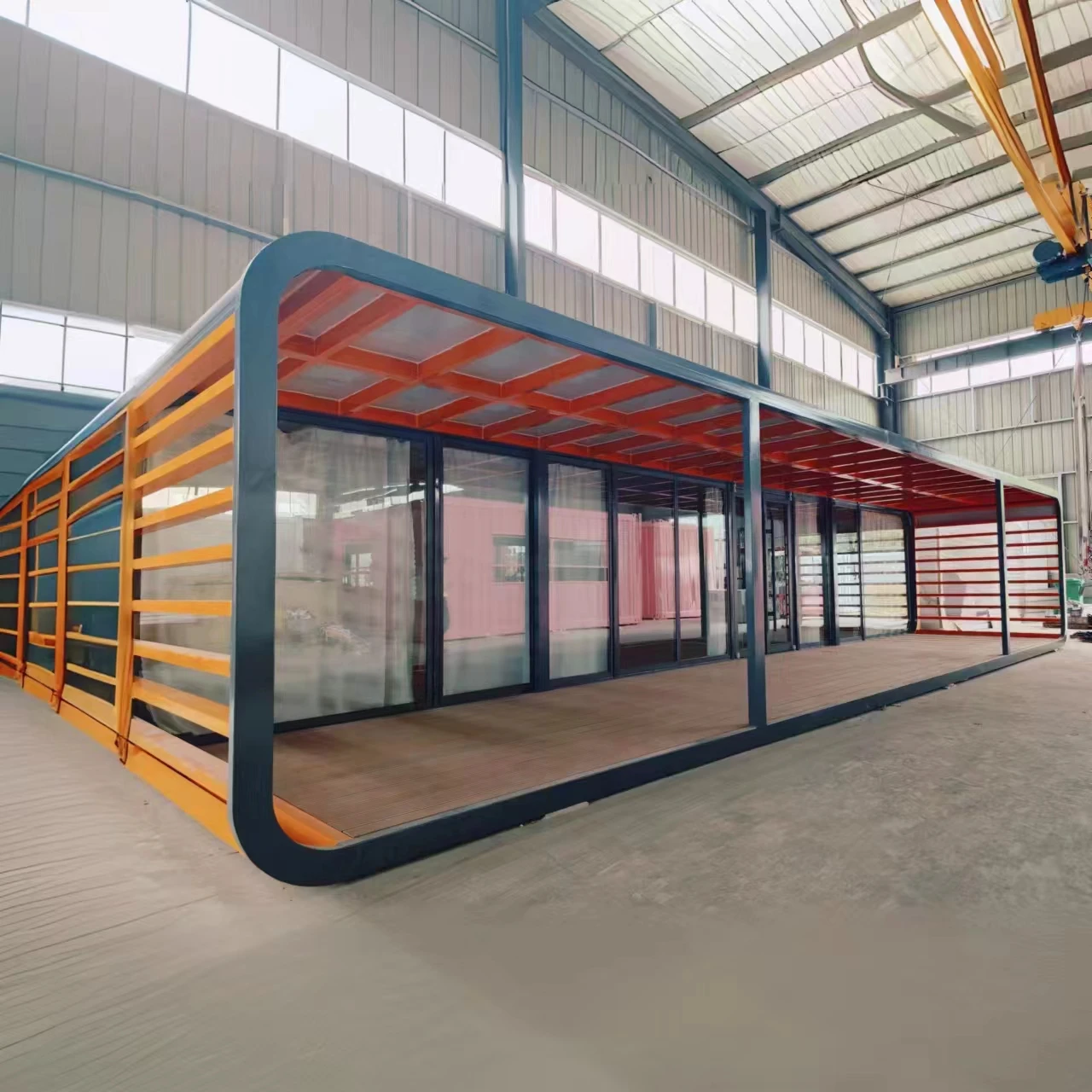 Custom 20 ft tiny luxury portable apple cabin container house for sunshine house shop office