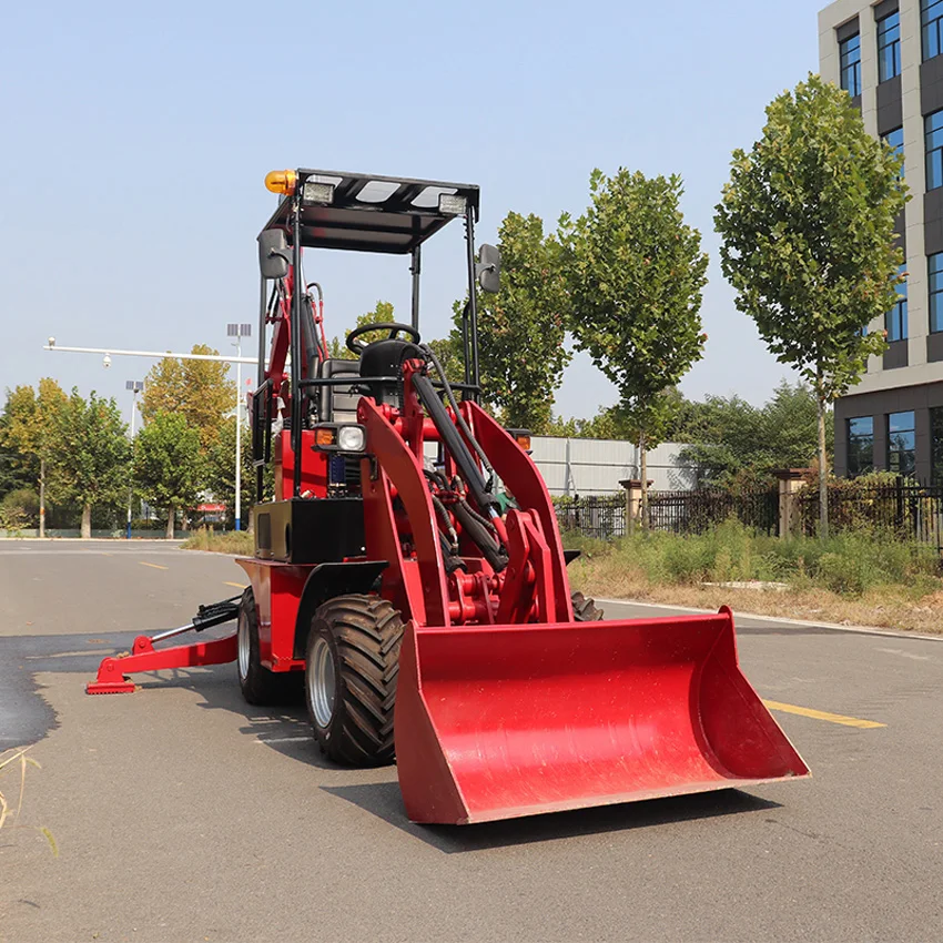free shipping chinese mini backhoe loader 4x4 compact tractor with loader and backhoe