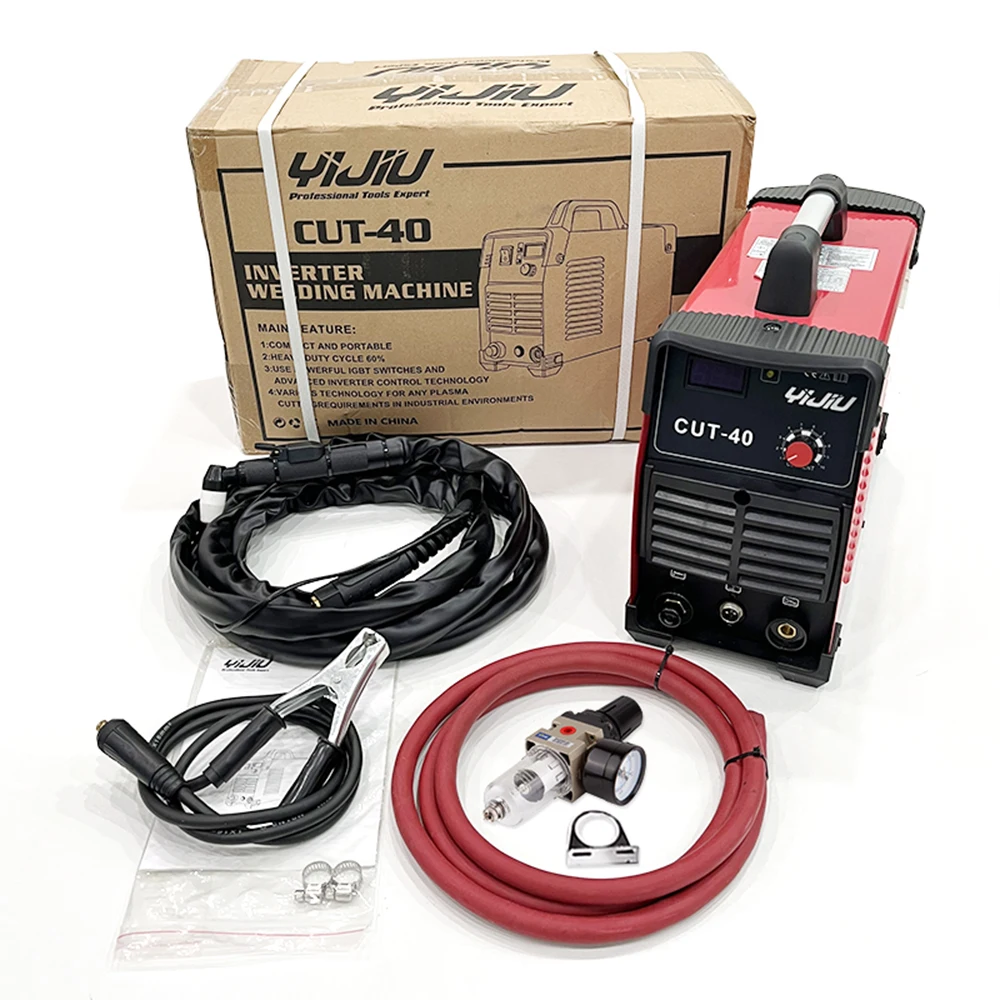 YIJIU CUT-40 профессиональная Заводская 220 В DC IGBT плазменный резак 40 Amperes плазменной резки с режущей горелкой