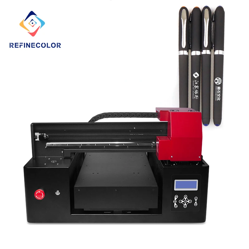 Прямая до 6 цветов CMYKWW лак A3 Размер промышленности УФ-светодиодный принтер