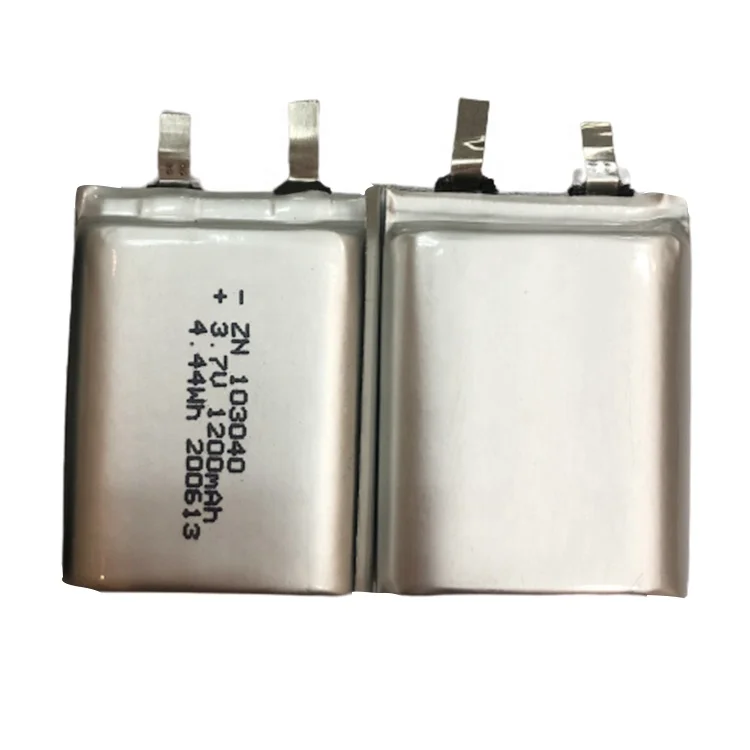 Customized Lithium Polymer Battery 3.7V 1200Mah 1200 Mah Rechargeable Battery