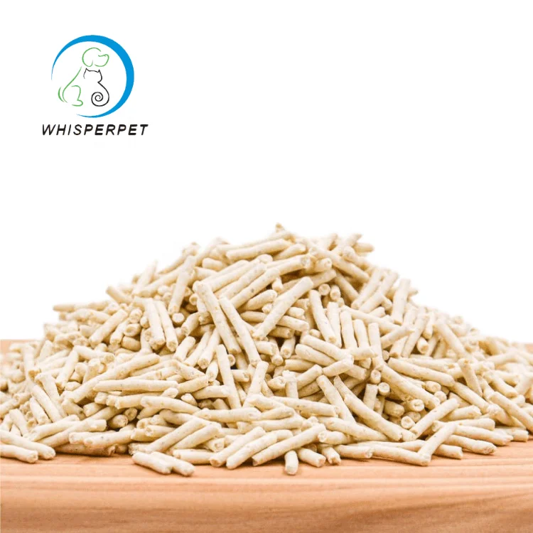 OEM Eco Friendly Flushable soybean  TOFU Cat Litter Made of Soy Fiber