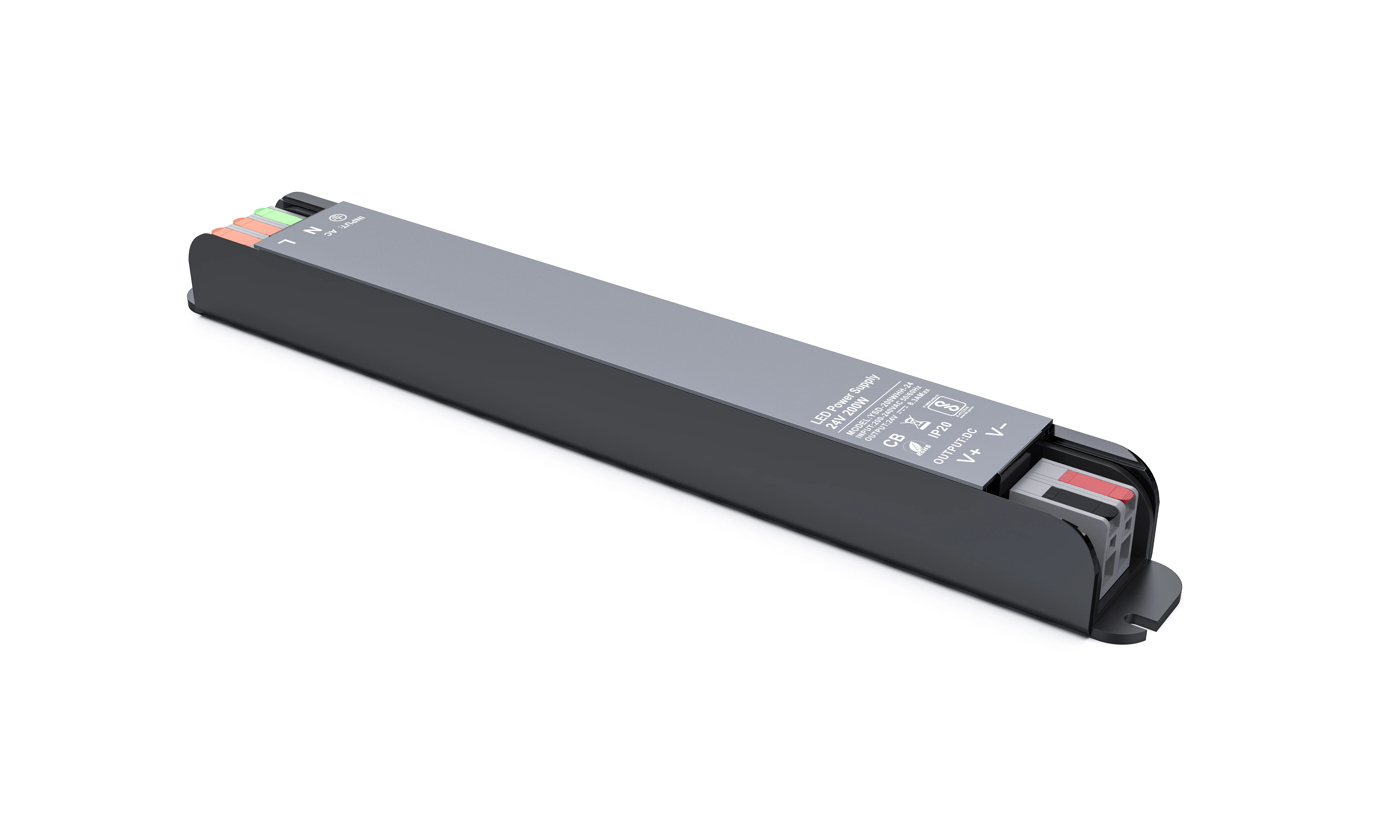 Сверхмаленький источник питания IP20 60 Вт 100 200 250 AC-DC для помещений 12 В 24 48 ультратонкие драйверы