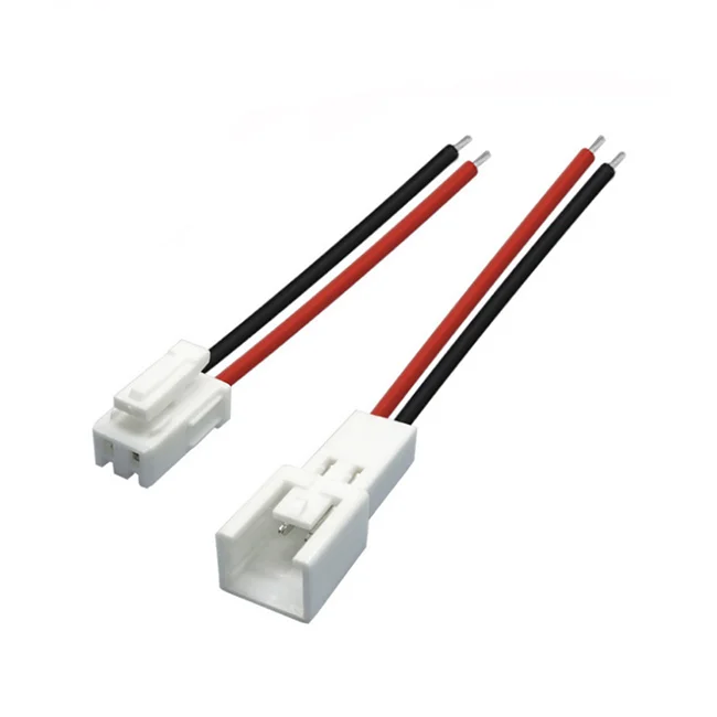 custom wire harness XH2.54 terminal wire plug-in connector 2p for led harness ceiling lamp cable