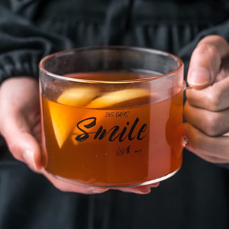 Zogifts High Borosilicate Creative Clear Coffee Mug Customized Heat Resistance Single Glass Mugs Cup