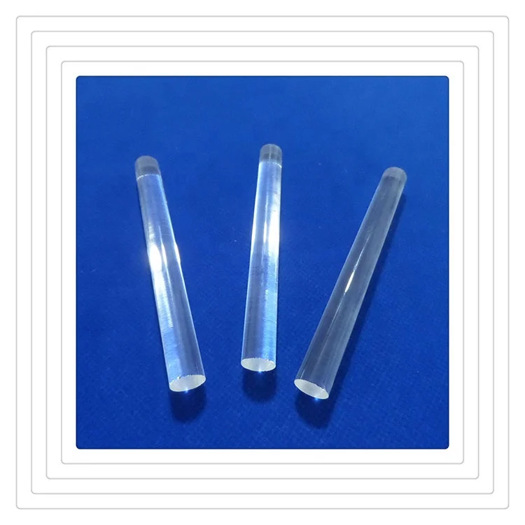 customized clear Various sizes of quartz glass rod light guide rod quartz rod