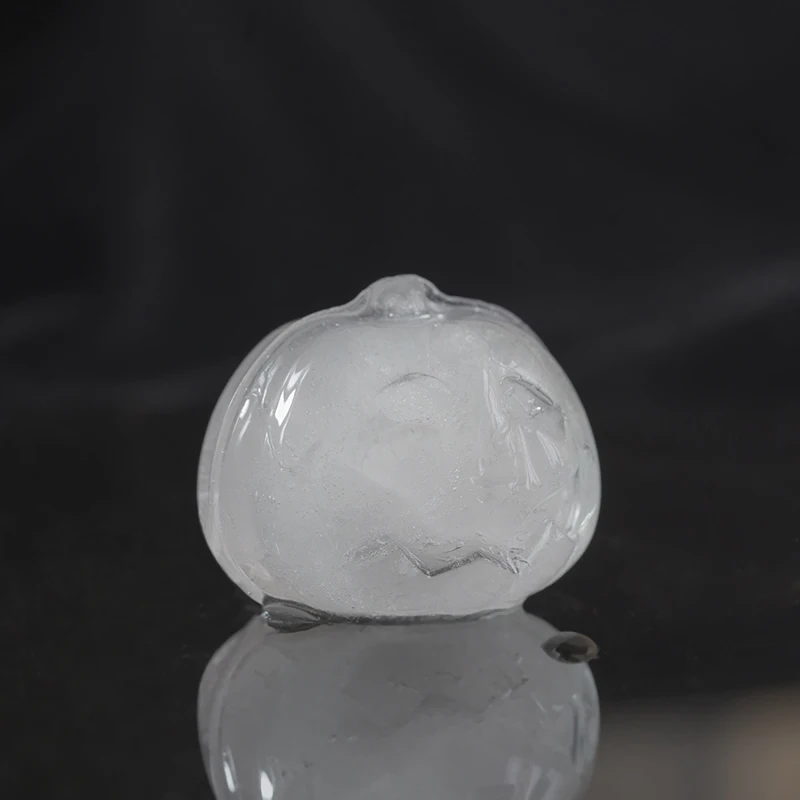 3D Halloween Horror Skull Pumpkin Silicone Mold Ice Cube Tray With Lid