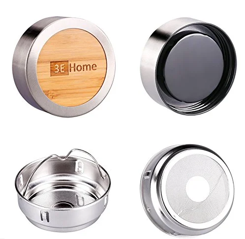 Top Selling Product  500ml Bamboo Eco-friendly Vacuum Water Bottle with Tea Infuser