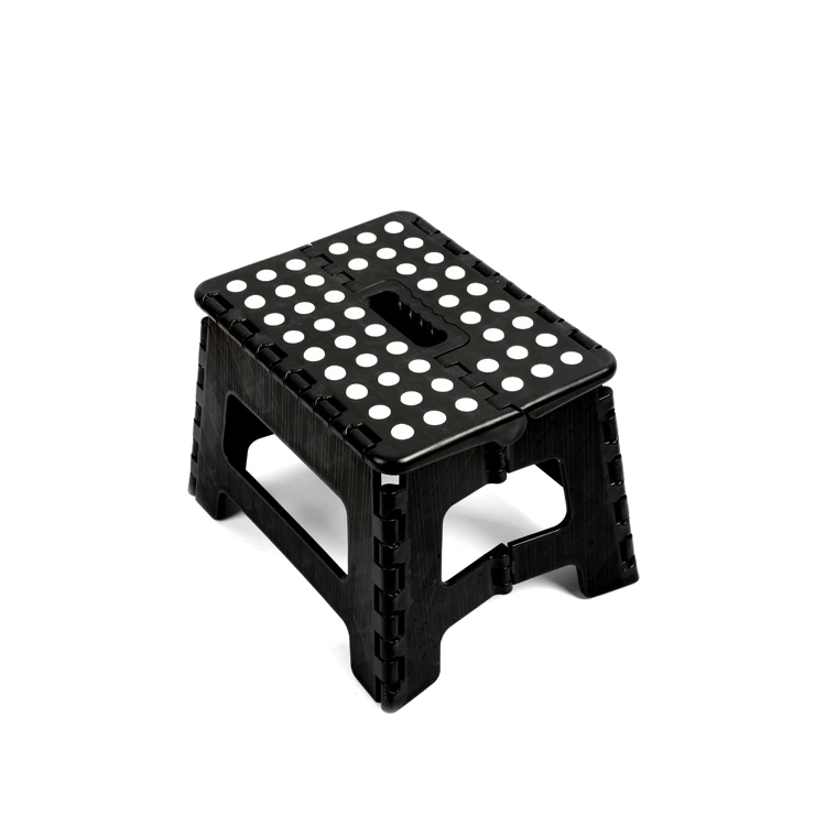 Hot Selling Portable Cheap Safety Lightweight Foldable Non-slip Sitting Plastic Folding Step Stools