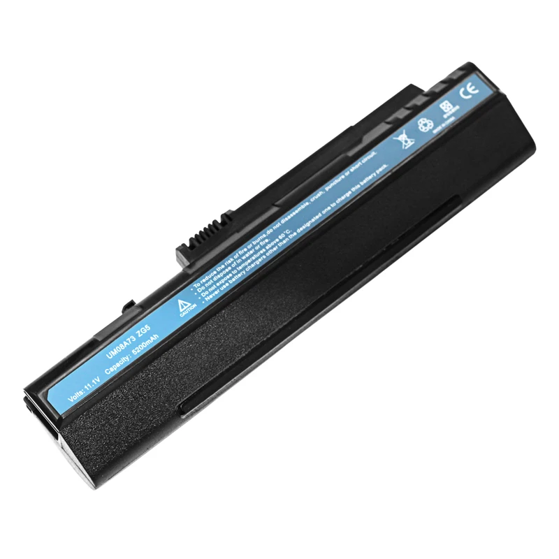 11.1V Laptop battery For ACER Aspire One 10.1inch 8.9inch 571 A110 A150 D150 D250 P531 Pro 531 battery UM08A31 UM08A32 UM08A51