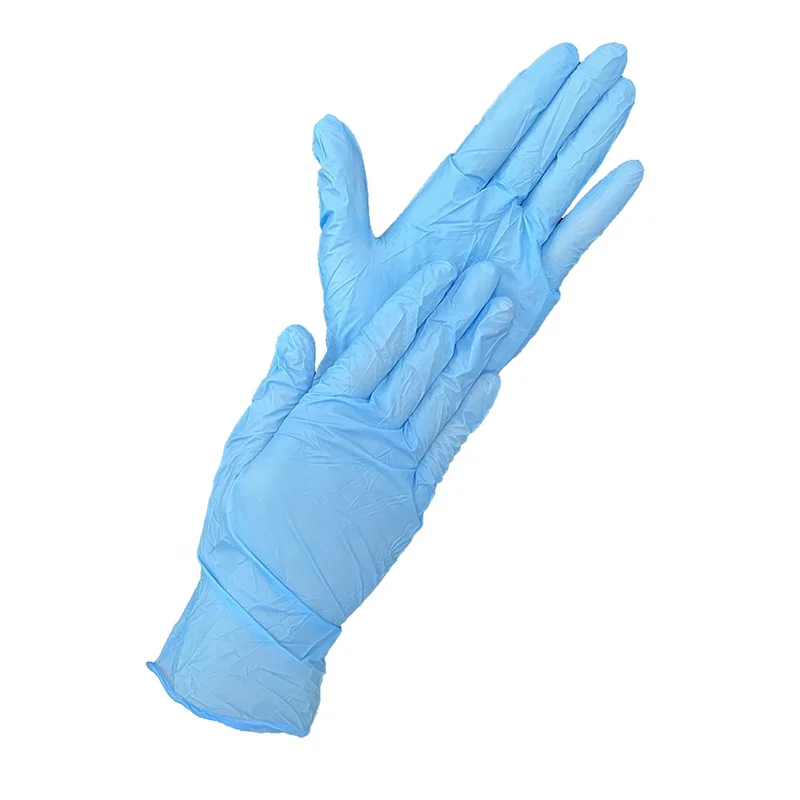 Factory Sales High Quality Cheap Pricre Blue Nitrile Gloves Disposable Powder-Free Latex Free Nitrile Gloves