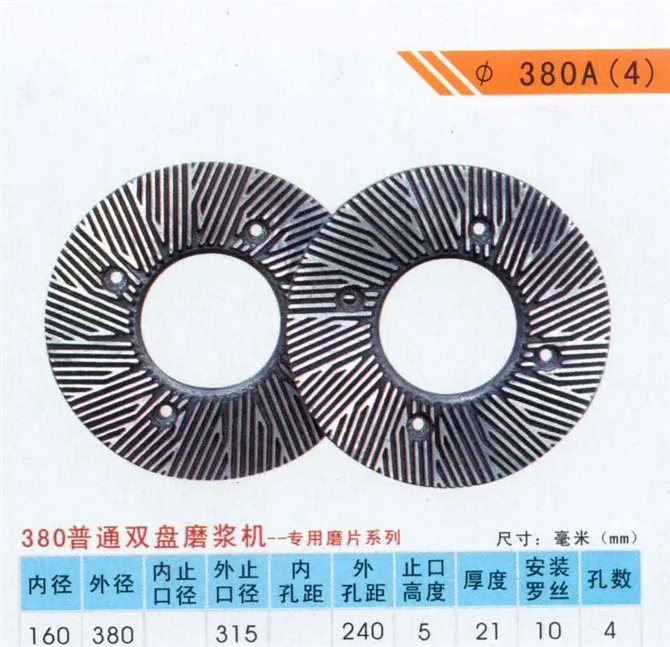 Defibrator Machine Consumption Segment Refiner Core Spare Parts Refining Segment Plate for panel board