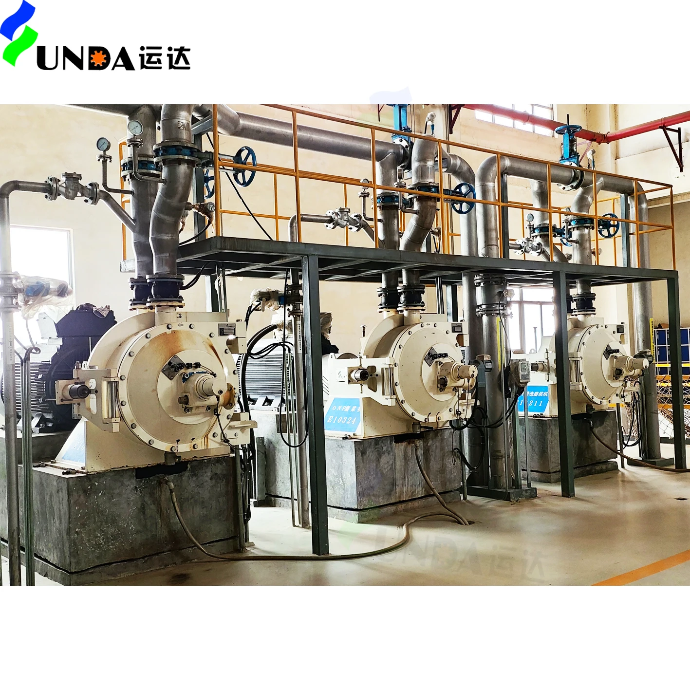 Double Disc Refiner Waste Paper Virgin Pulp Energy-Saving Refining Pulp and Paper Paper Machine Industry Rotating Disc Plate