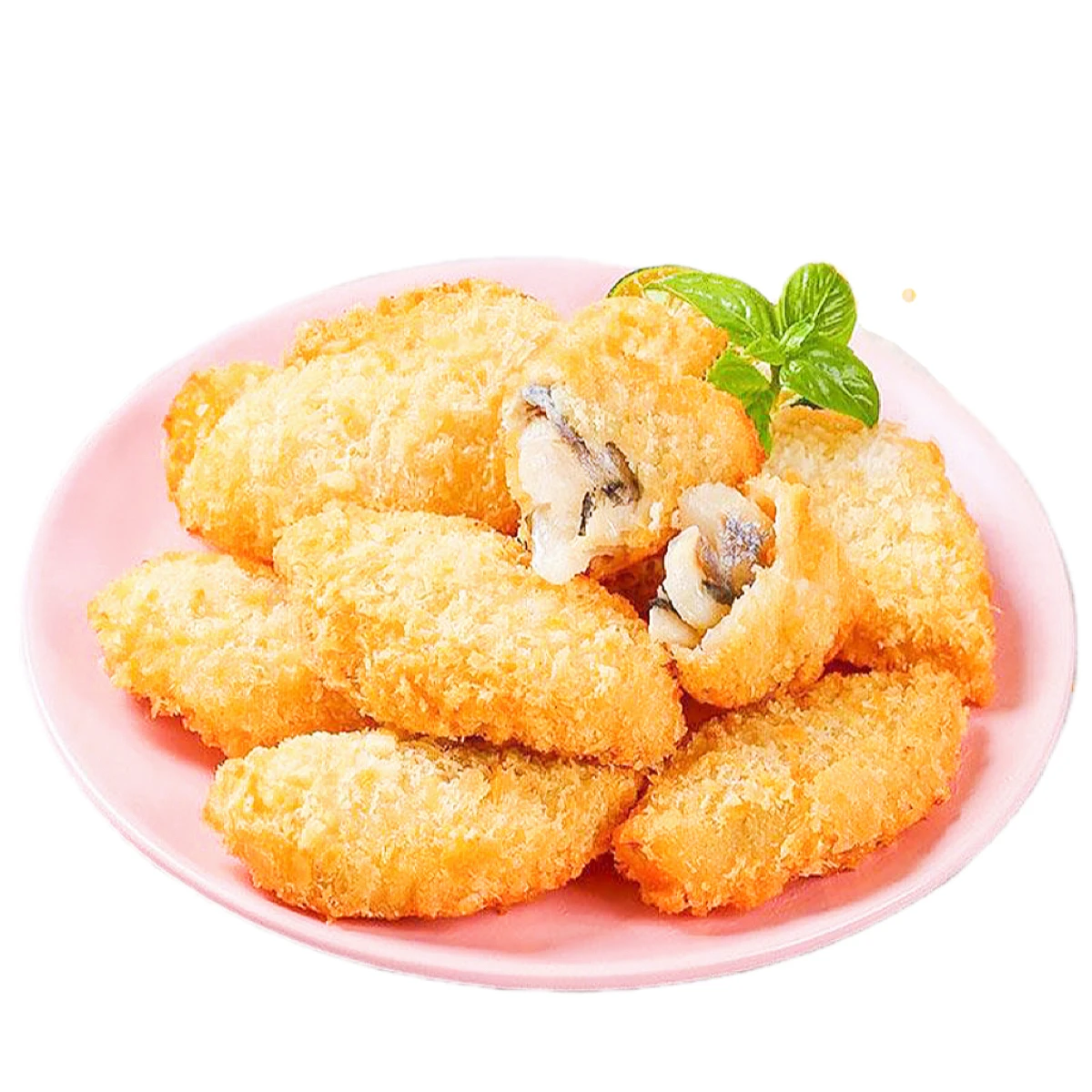 Huiyang Good price frozen prefried battered pollack fish fillet 40g50g60g