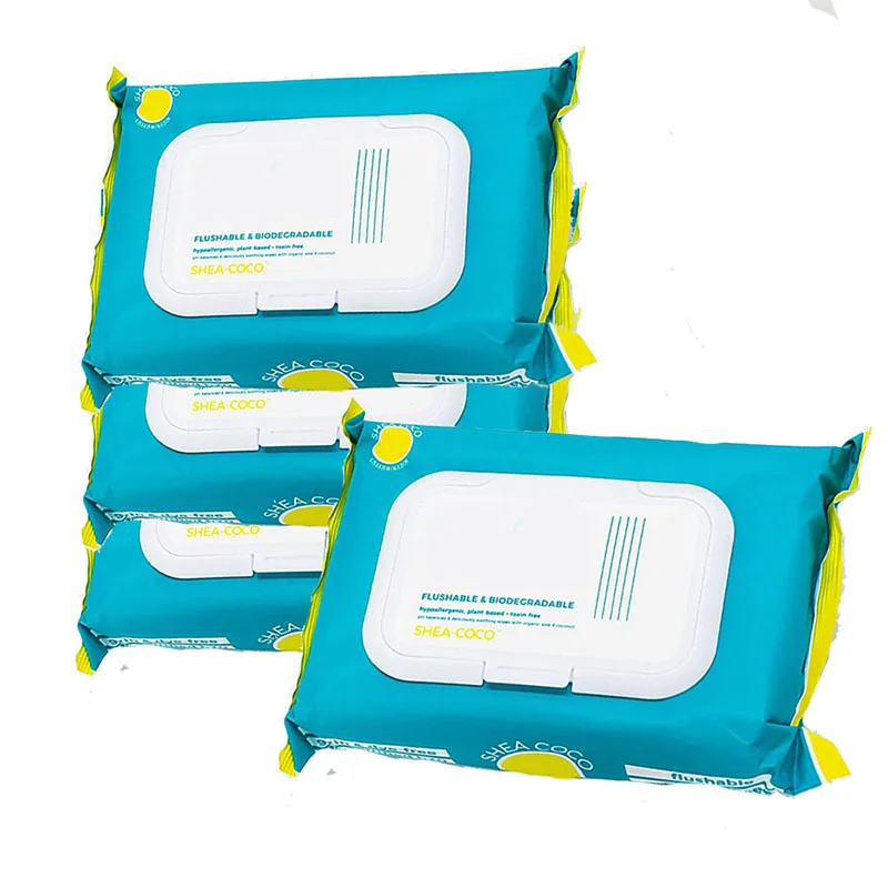 Gentle and scented personal cleansing wipes travel nonwoven cleaning toilet wipes