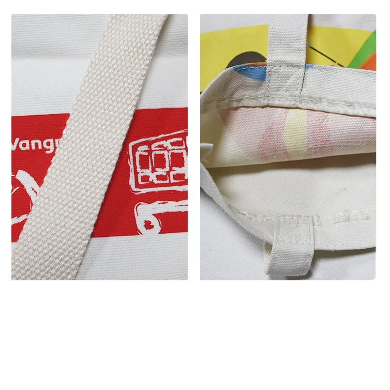 
Canvas makeup bag custom printed logo canvas bag custom eco-friendly shopping cotton tote bag 