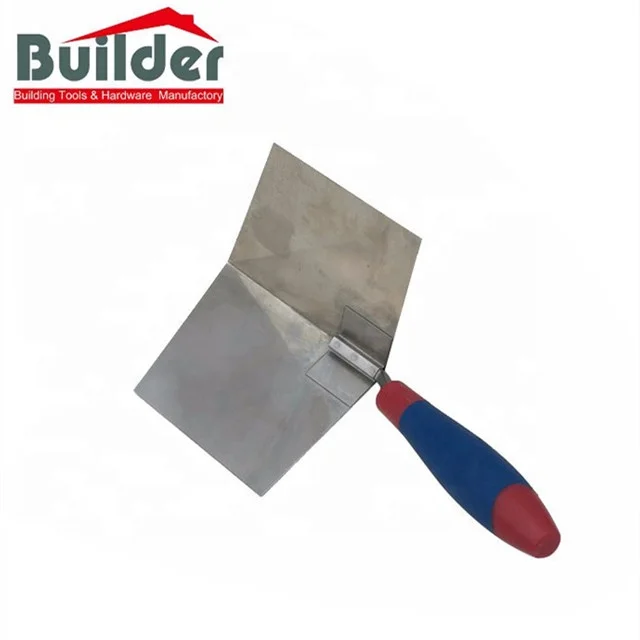 Строительный инструмент для отделки гипсокартона угловой шпатель пластиковая ручка угловой шпатель для идеального 90 градусов