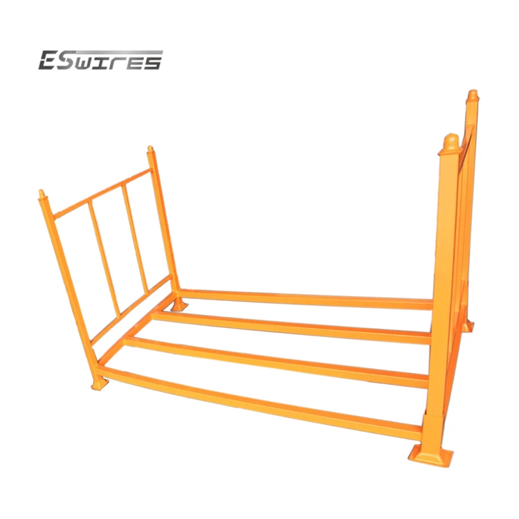 High Quality Durability ODM OEM Square Tube Tire Industry Mild Steel Q235 Removable Post Tyre Stillage