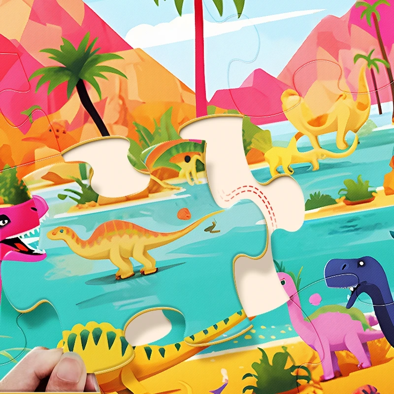 Hight Sale Biodegradable Customized Kids Jigsaw Puzzle Paper Jigsaw Puzzle Board Custom Jigsaw Puzzles Sets