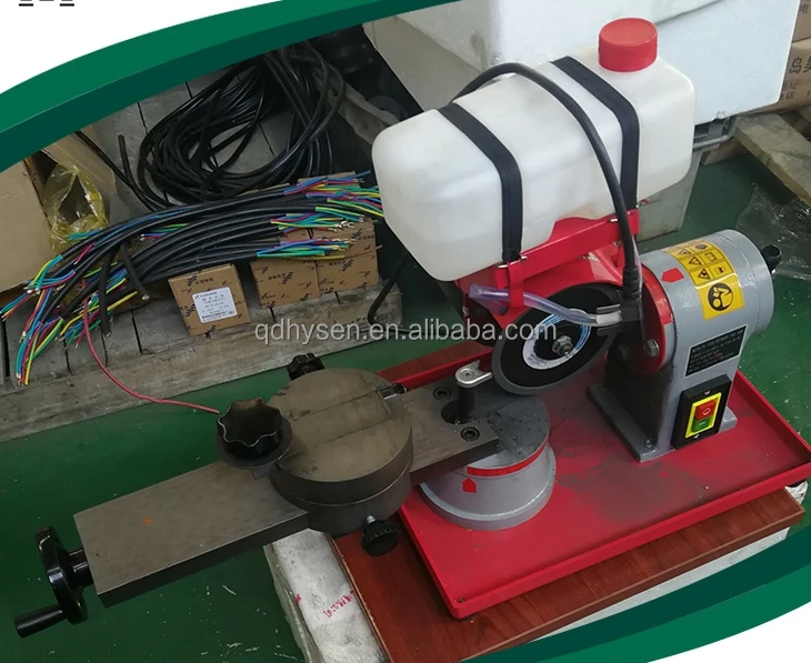 2023 Mini manual circular alloy saw blade sharpening machine HYSEN wood saw blade gear grinding machine for sale