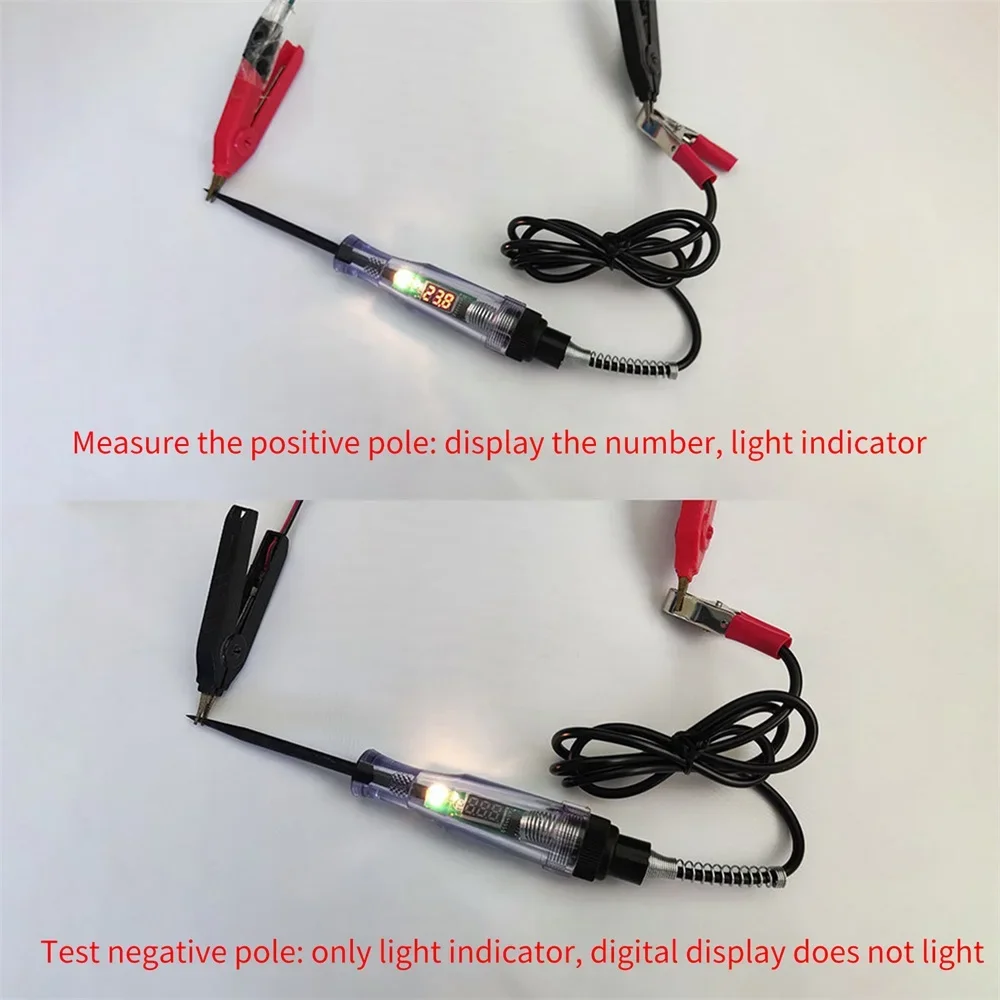 Car Truck Voltage Circuit Tester Auto 6V 24V Tools Car diagnostic Probe Test Pen Light Bulb electric measuring pen tools