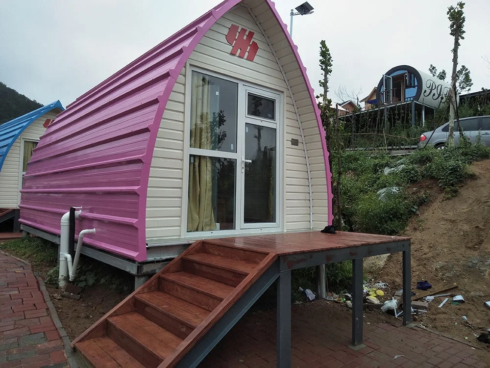 AH-FC5030 China Resort Cabin House Eco Camping Pod for Beach Homes Haus