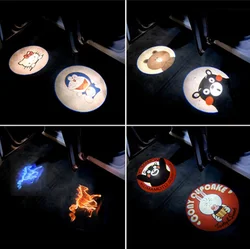 Projector open door laser lamp led atmosphere in the car Logo Ghost Shadow car decoration lamp