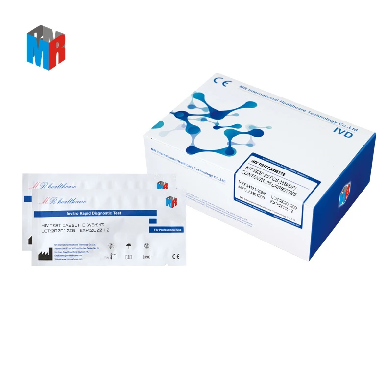 MR Chinese Factory HIV home self test box kit Price Blood Type Test Kit for Human