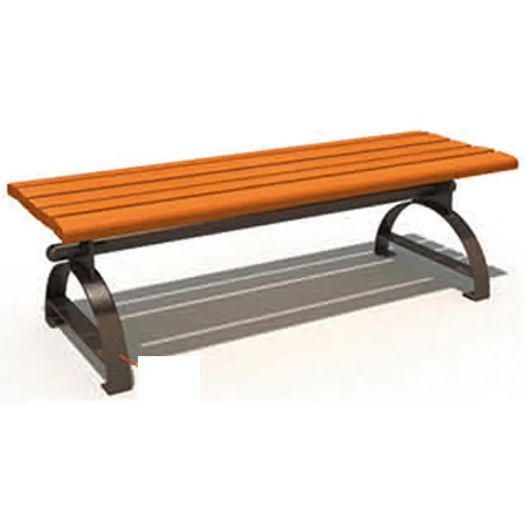 Newest wholesale park chair bench garden 3 seater steel wooden outdoor benches cast iron sides With Long Service Life