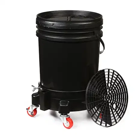 Professional OEM car wash bucket wheel car detail cleaning bucket chassis wheels T-623