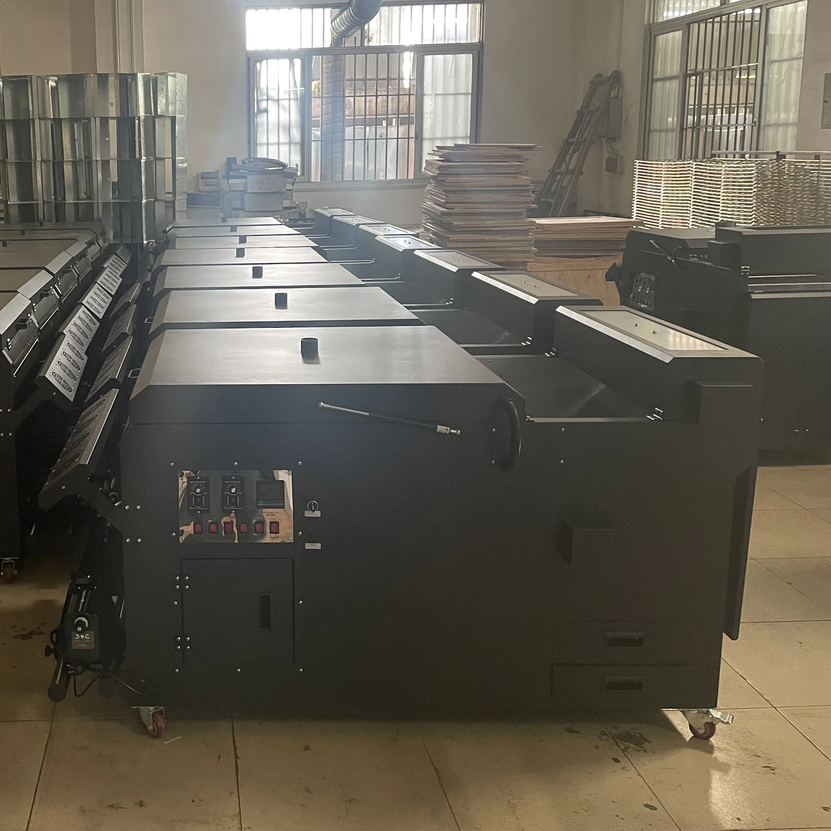 Large Format 24 Inch Dtf Printer 60cm Dtf Powder Shaker Machine for 2/4 Heads DTF Printer Hotmelt Powder Shaking Dryer Oven