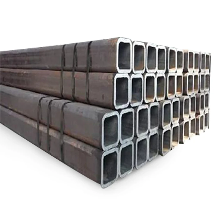 Hollow Pipe Carbon Steel Ms Iron Tubes Cheap Price Erw Black Seamless Galvanized Square Steel Pipes