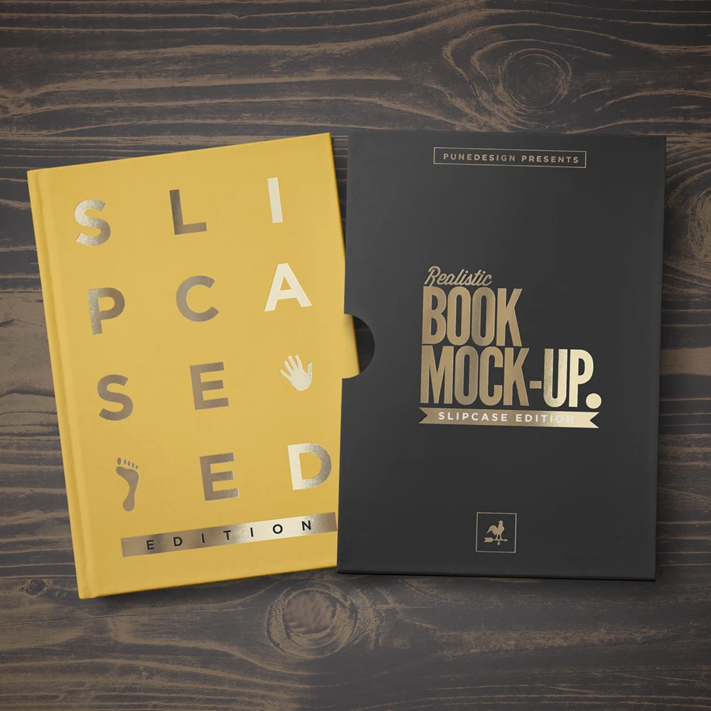 Customize Exquisite Durable Hardcover Book Printing Binding Notebook Gift With Slipcase