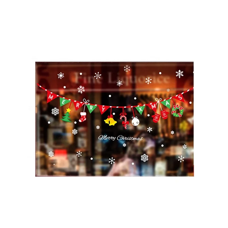 
Xinfeng PP Window Stickers Decals Christmas Stickers for Windows Wholesale Cheap Custom Decorative PVC Double Sided Printing 