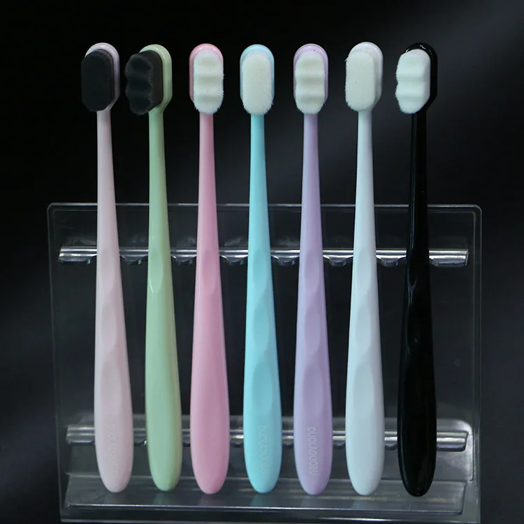 Customized logo and package nono ten thousand soft bristles toothbrush