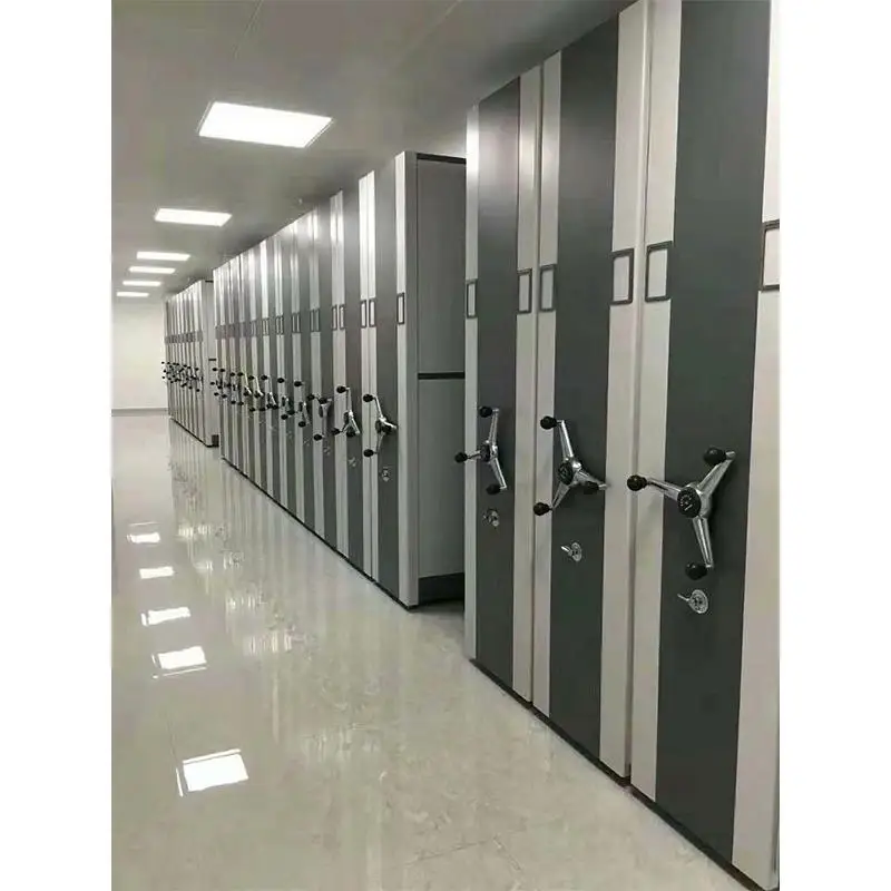 Лидер продаж, стальной мобильный шкаф для хранения документов, подвижная система хранения для архивов