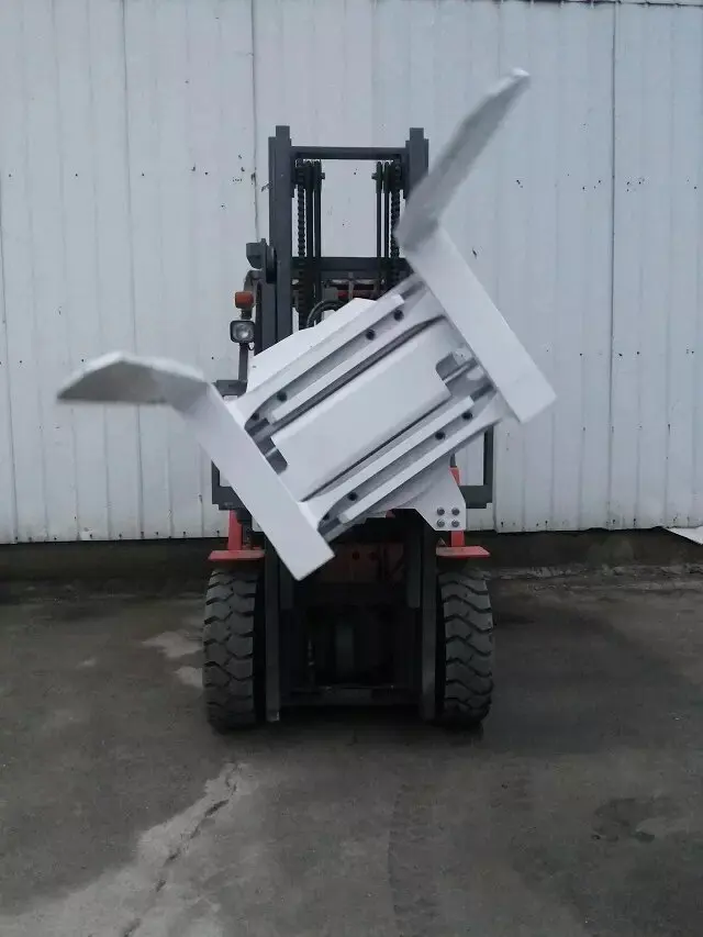 High Quality Forklift Attachment Turing Fork Paper Roll Rotating Clamp