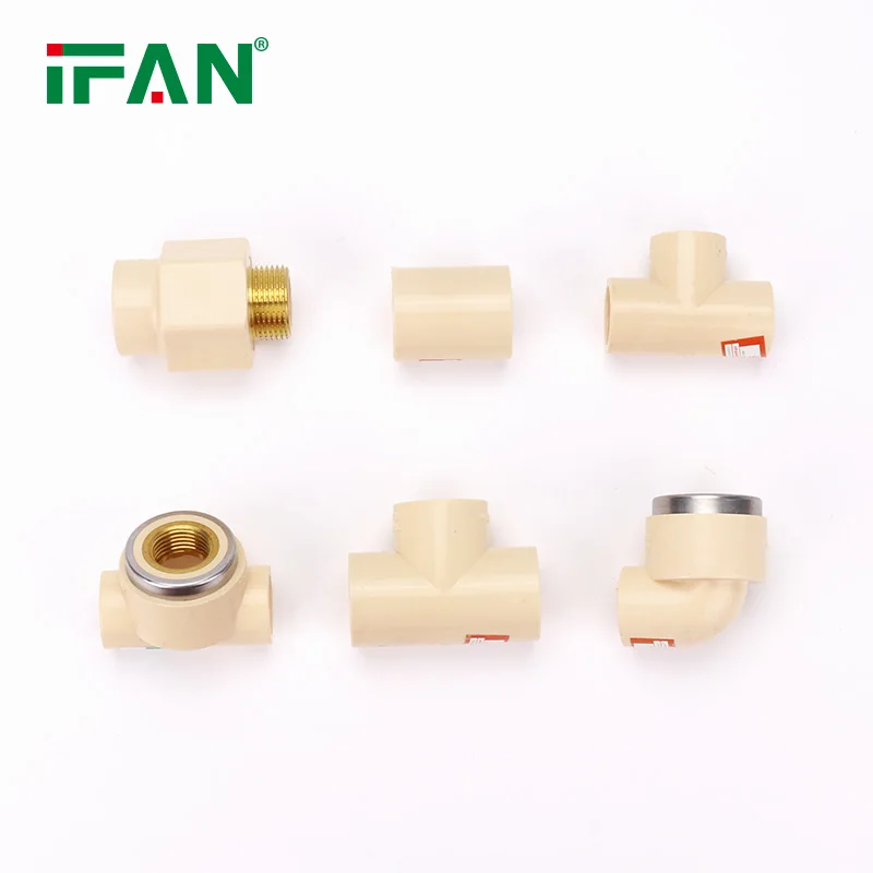 IFAN DIN 8079/8080 Standard PVC Pipe Plumbing Materials Brass Plastic Coupling Elbow Tee Valve CPVC Fittings