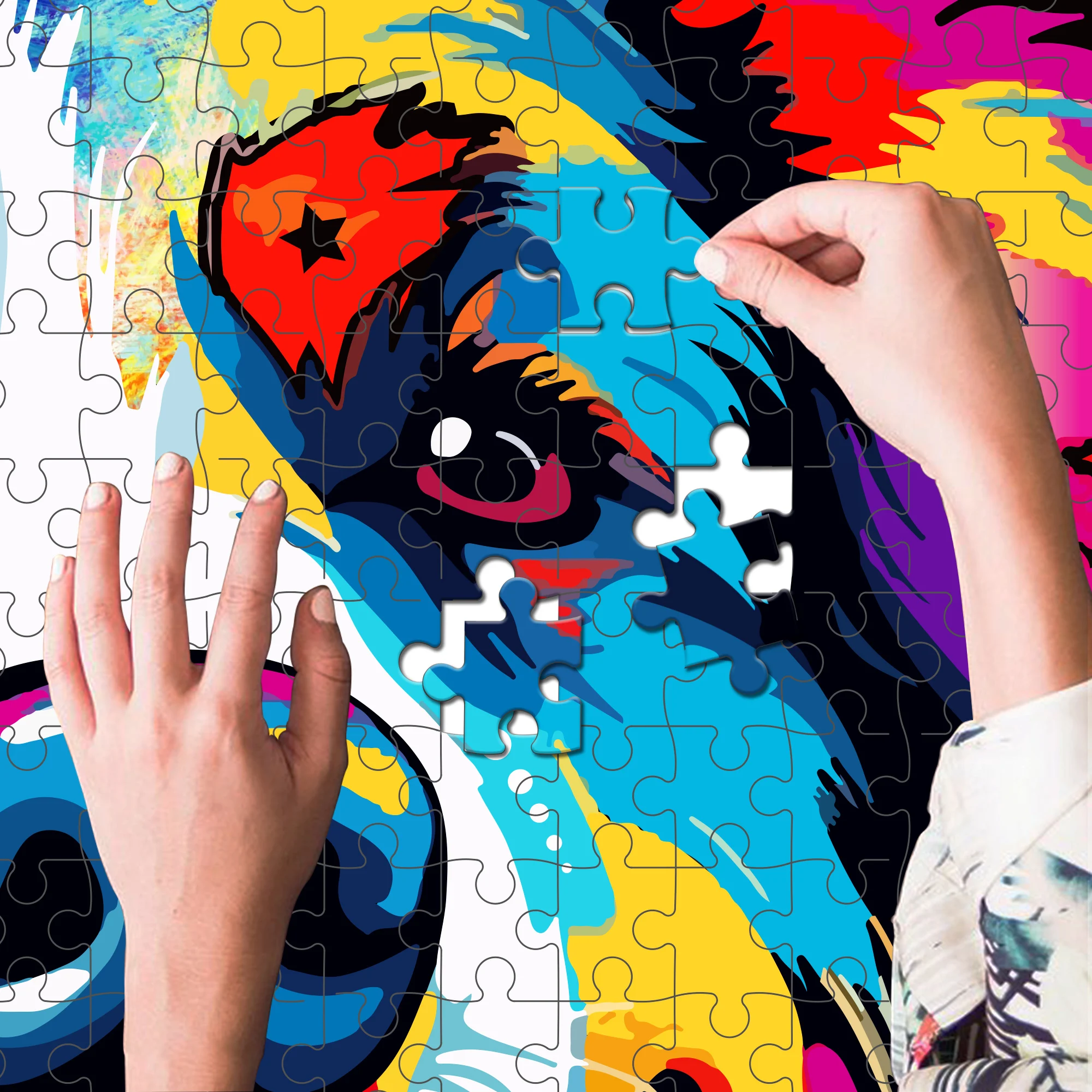 PT004 Pet Dog Lovers Puppy Puzzle 1000 Pieces Puzzle Cute Puppies Jigsaw Puzzles for Kids Ages Toys