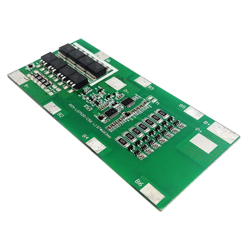 7s 24V 20a BMS Electron Circuit Board for 25.2V 25.9V Lithium ion Batteries 21V 22.4V Electric Scooter LiFePO4 Battery Packs