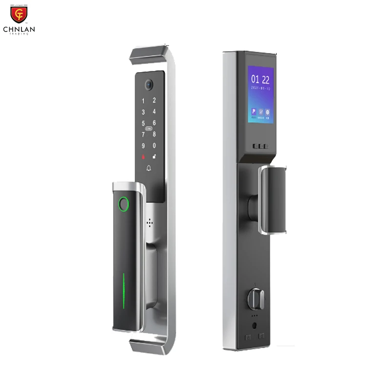 High Security Smart Electric Automatic Biometric TTLock Fingerprint Digital Door Lock With Remote Control