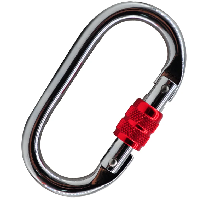 Carabiner titanium steel 25KN high quality CE/EN for sale