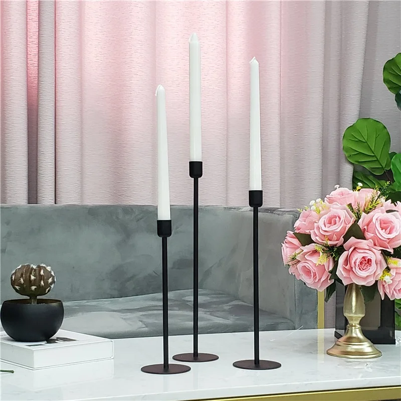 candle holder for home decor White round metal laser cutting wrought rustic candle holder  iron candle holder