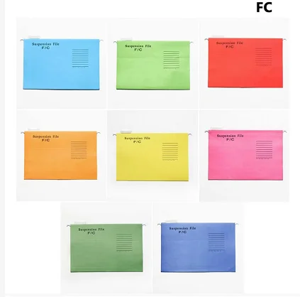2021 Custom Hot Manila Hanging Recycled Paper File Folder Suspension File