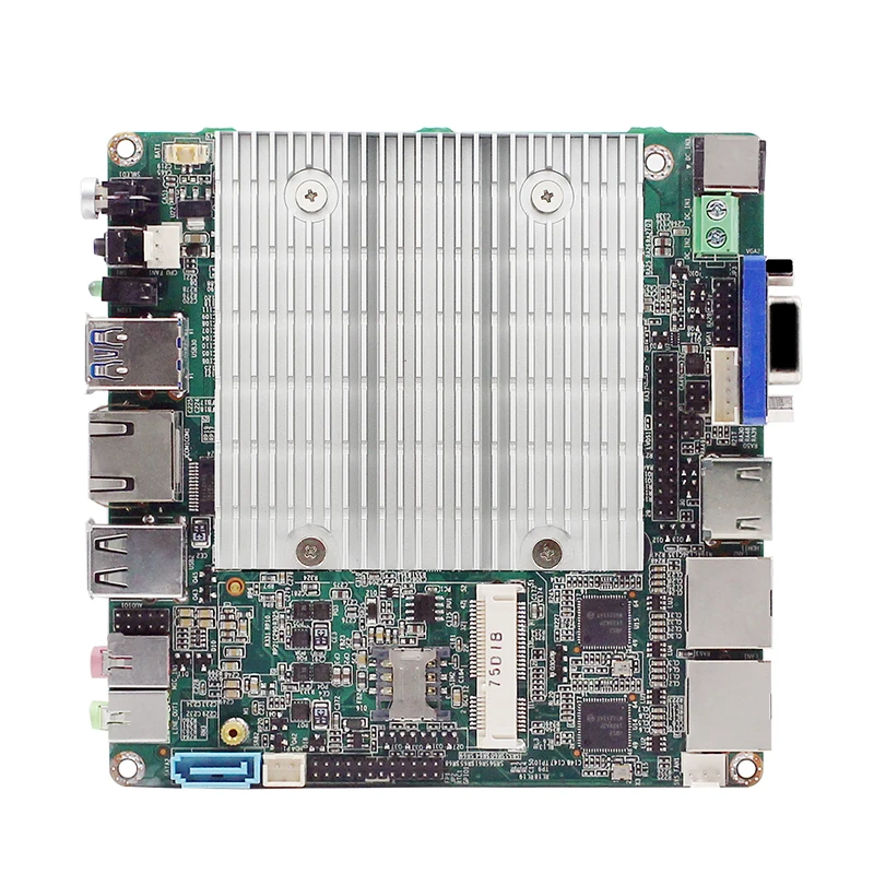 Zunsia Industrial J4205 N3350 Robot Motherboard Apollo Lake Intel Celeron LVDS/HD-MI/VGA Nano ITX 8GB RAM SATA MSATA Integrated