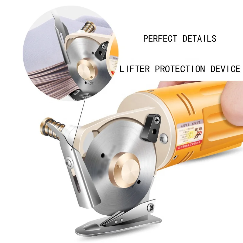 70mm Round Knife Cloth Cutting Machine for fabric with long handle